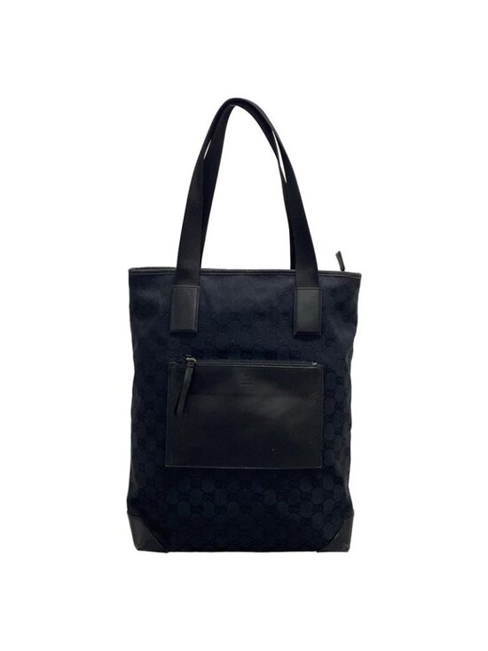 Gucci Handbags - Gucci Shoulder Bag GG Pattern Black Leather